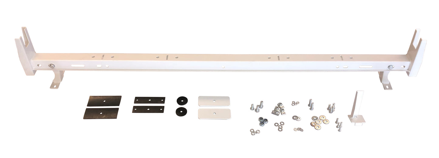 TrailFX Ladder Rack Extension White Steel - FCLR007W