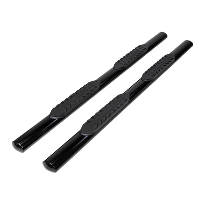 TrailFX 4" Oval Straight Step Nerf Bars W/ Step Pads Black For Ram Ram 1500/Ram 2500 - 2920212023