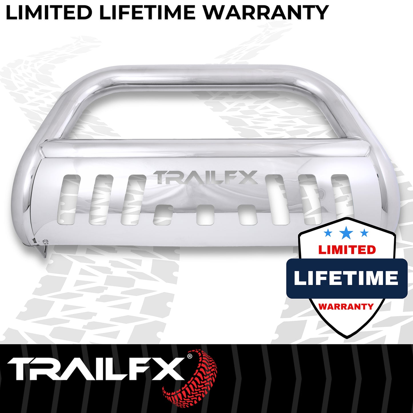 TrailFX Bull Bar Polished Stainless Steel For Ram Ram 1500/Ram 2500 - 8923342