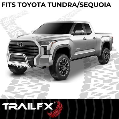 TrailFX Bull Bar Polished Stainless Steel For Toyota Tundra - 8956422