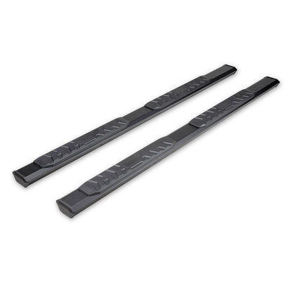 TrailFX 4-1/2" Hexagonal Step Nerf Bars W/ Step Pads Black For Toyota Tacoma - AL4017B