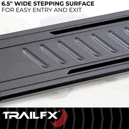 TrailFX A6 Aluminum Running Board For Ford F-150/F-250 Super Duty/F-350 Super Duty - AL6006B