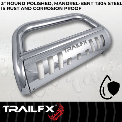 TrailFX Bull Bar Polished Stainless Steel For Ford F-150/F-150 Lightning - B0028S