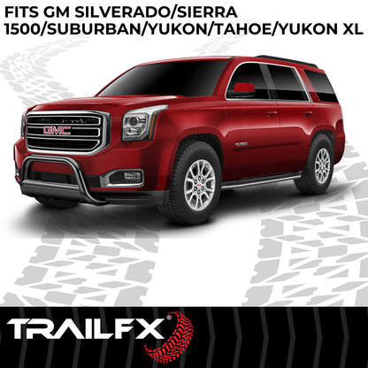 TrailFX Bull Bar Black For Cadillac/Chevrolet/GMC - B0033B