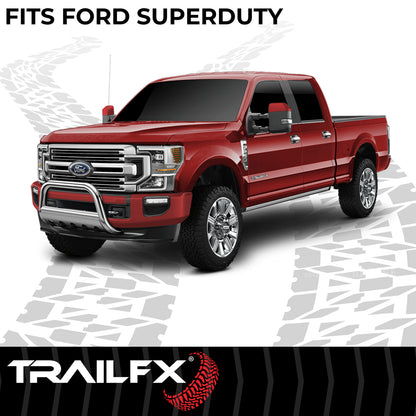 TrailFX Bull Bar Polished Stainless Steel For Ford F-250 Super Duty/F-350 Super Duty/F-450 Super Duty/F-550 Super Duty - B0034S