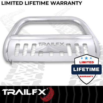 TrailFX Bull Bar Polished Stainless Steel For Ford F-250 Super Duty/F-350 Super Duty/F-450 Super Duty/F-550 Super Duty - B0034S