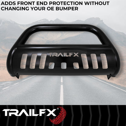 TrailFX Bull Bar Black For GM Silverado/Sierra 2500/3500 - B0040B