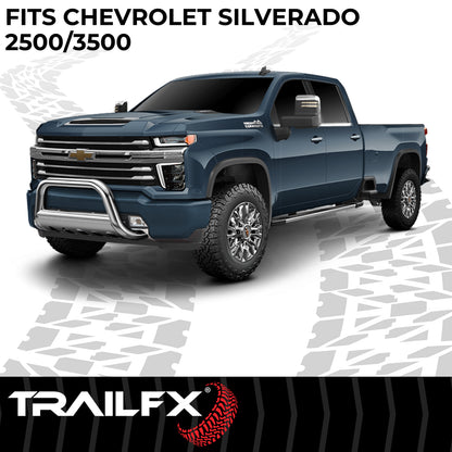 TrailFX Bull Bar Polished Stainless Steel For GM Silverado/Sierra 2500/3500 - B0040S
