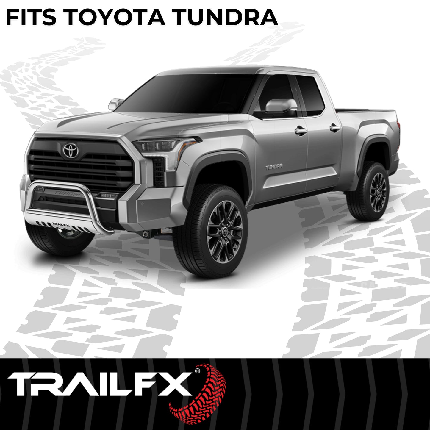 TrailFX Bull Bar Polished Stainless Steel For Toyota Tundra - B0044S