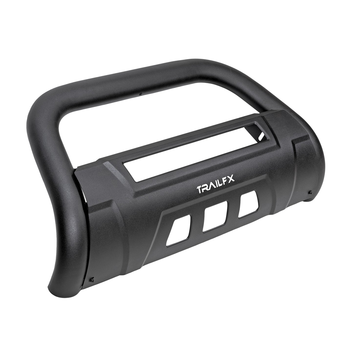 TrailFX 3 1/2" Bull Bar Black Steel For Toyota Tundra - B1614T