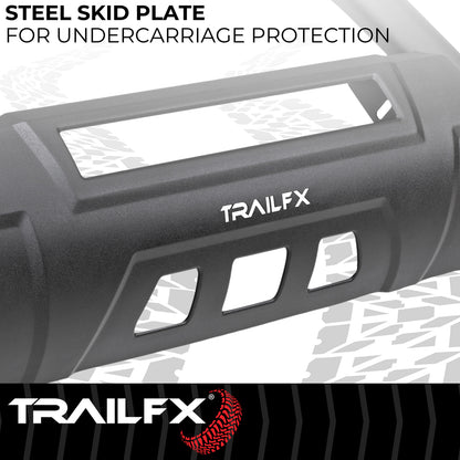 TrailFX 3 1/2" Bull Bar Black Steel For Toyota Tundra - B1614T