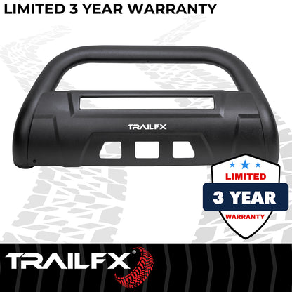 TrailFX 3 1/2" Bull Bar Black Steel For Toyota Tundra - B1614T