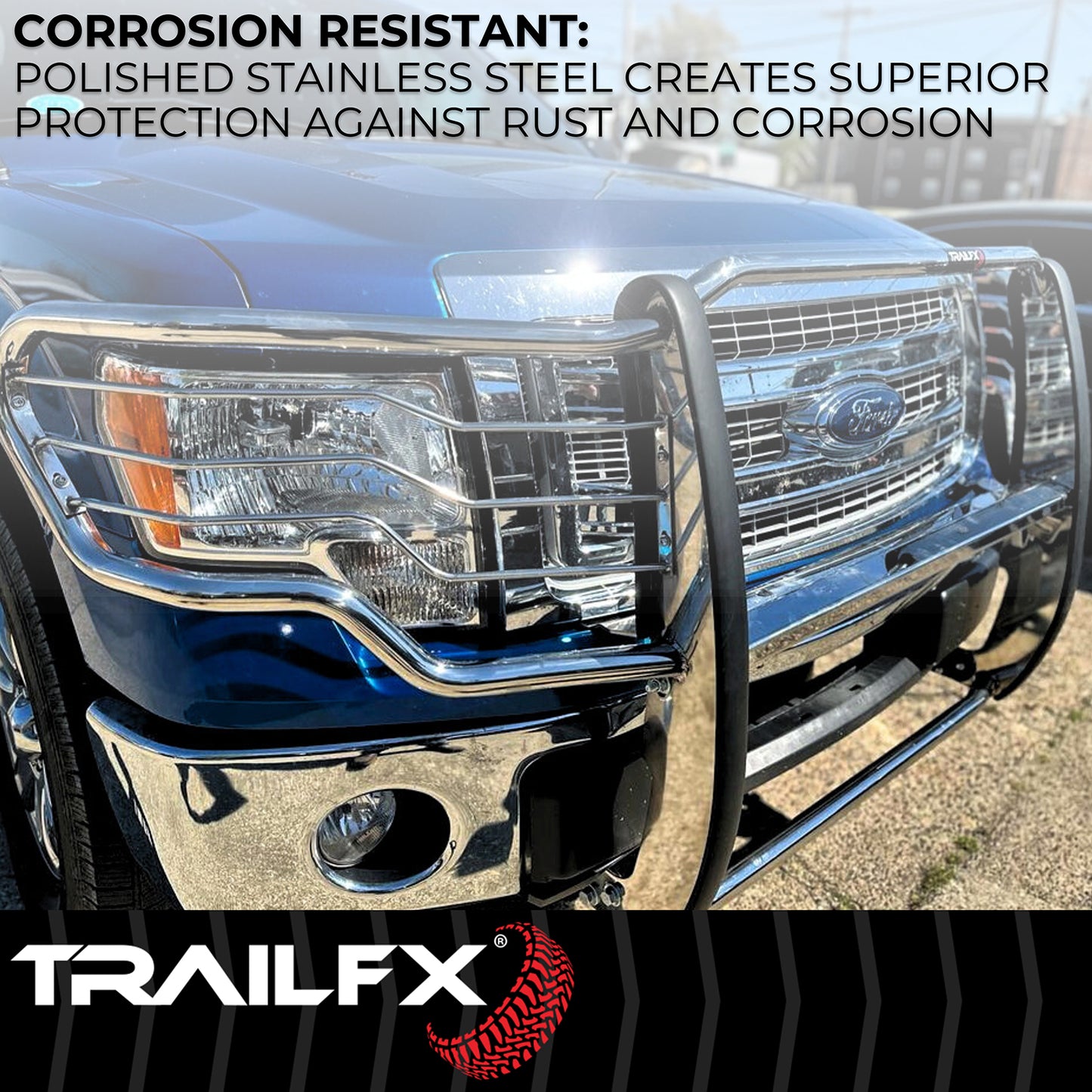 TrailFX Grille Guard For GM Silverado/Sierra 1500 - E0047S