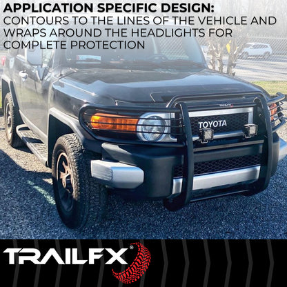 TrailFX Grille Guard Textured Black Steel For Toyota Tundra - E0049T