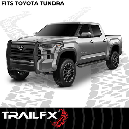 TrailFX Grille Guard Textured Black Steel For Toyota Tundra - E0049T