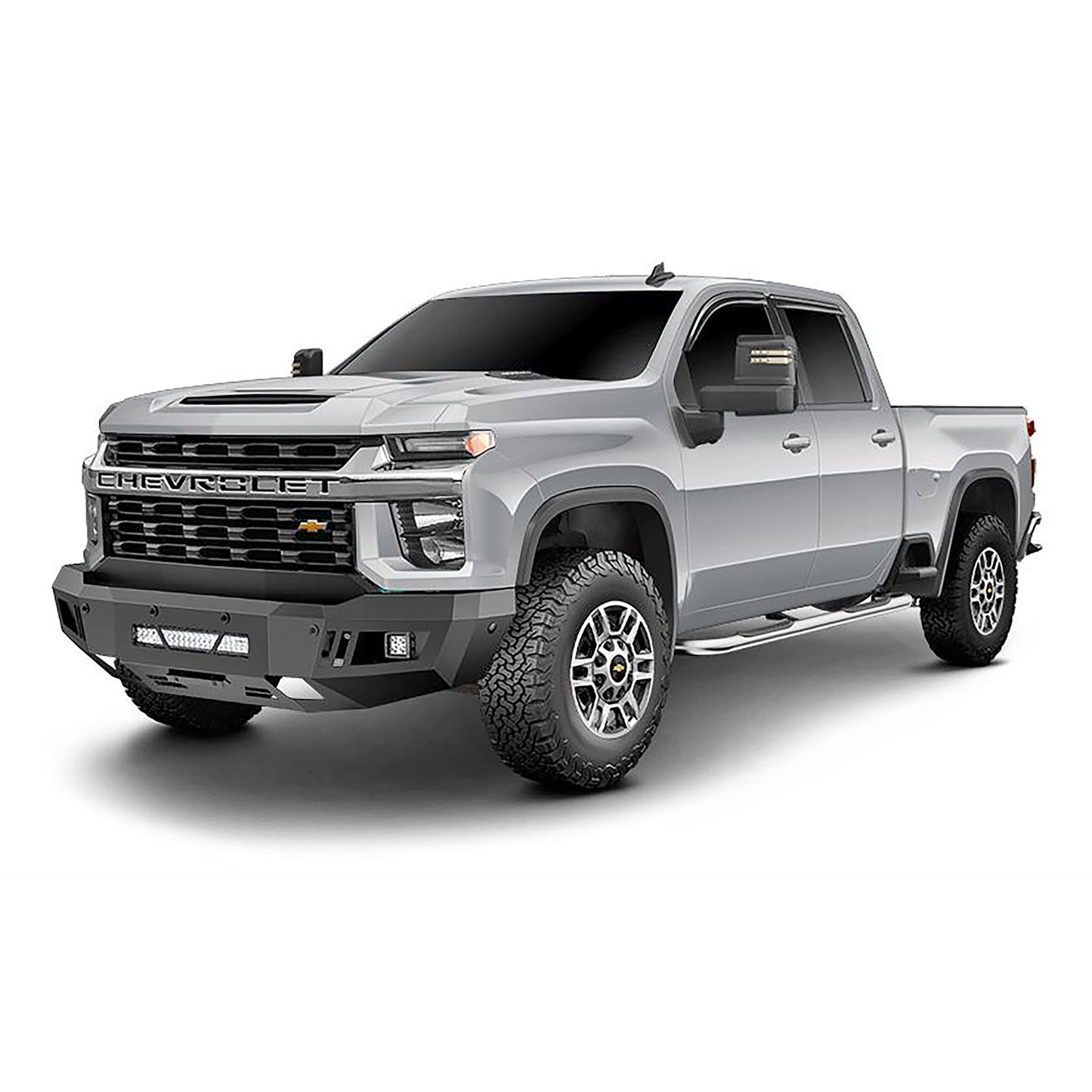 TrailFX Front Heavy Duty Bumper For GM Silverado/Sierra 2500/3500 - FHDNW007TI