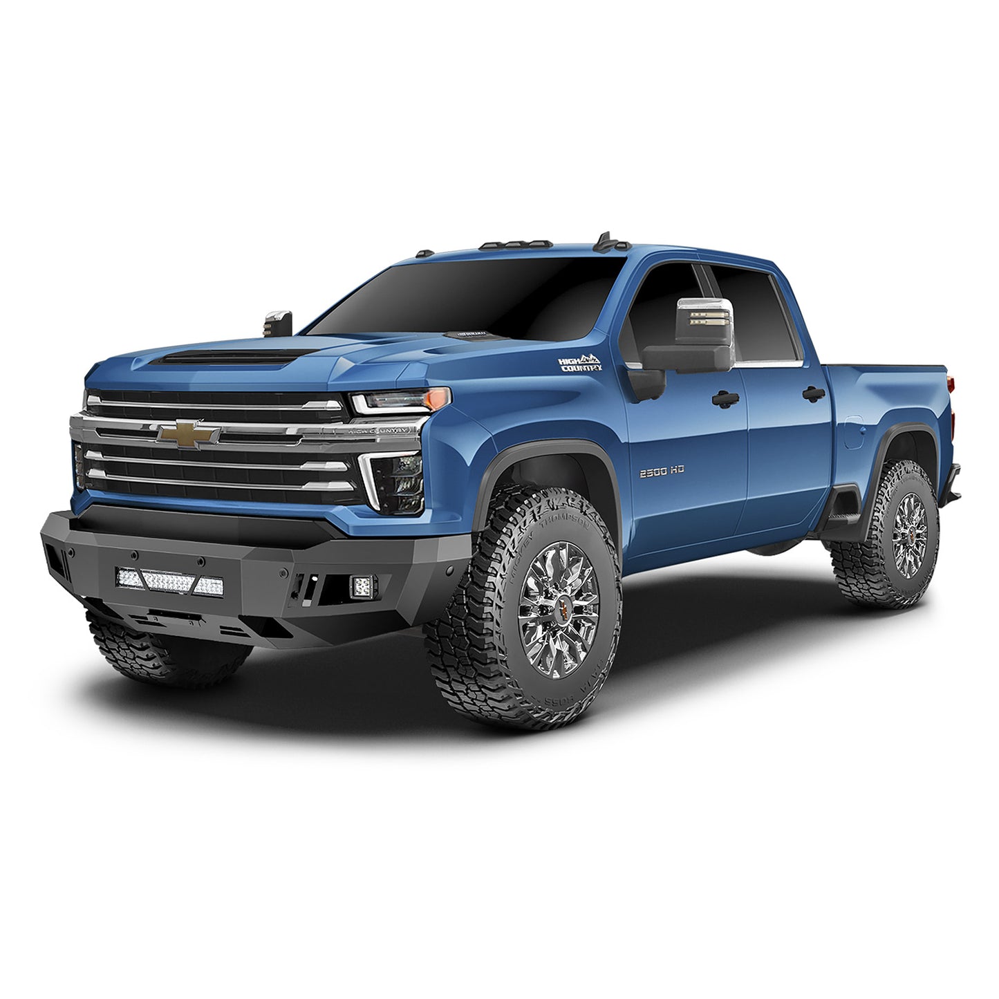 TrailFX Front Heavy Duty Bumper For Ram 2500/3500 - FHDNW008TI