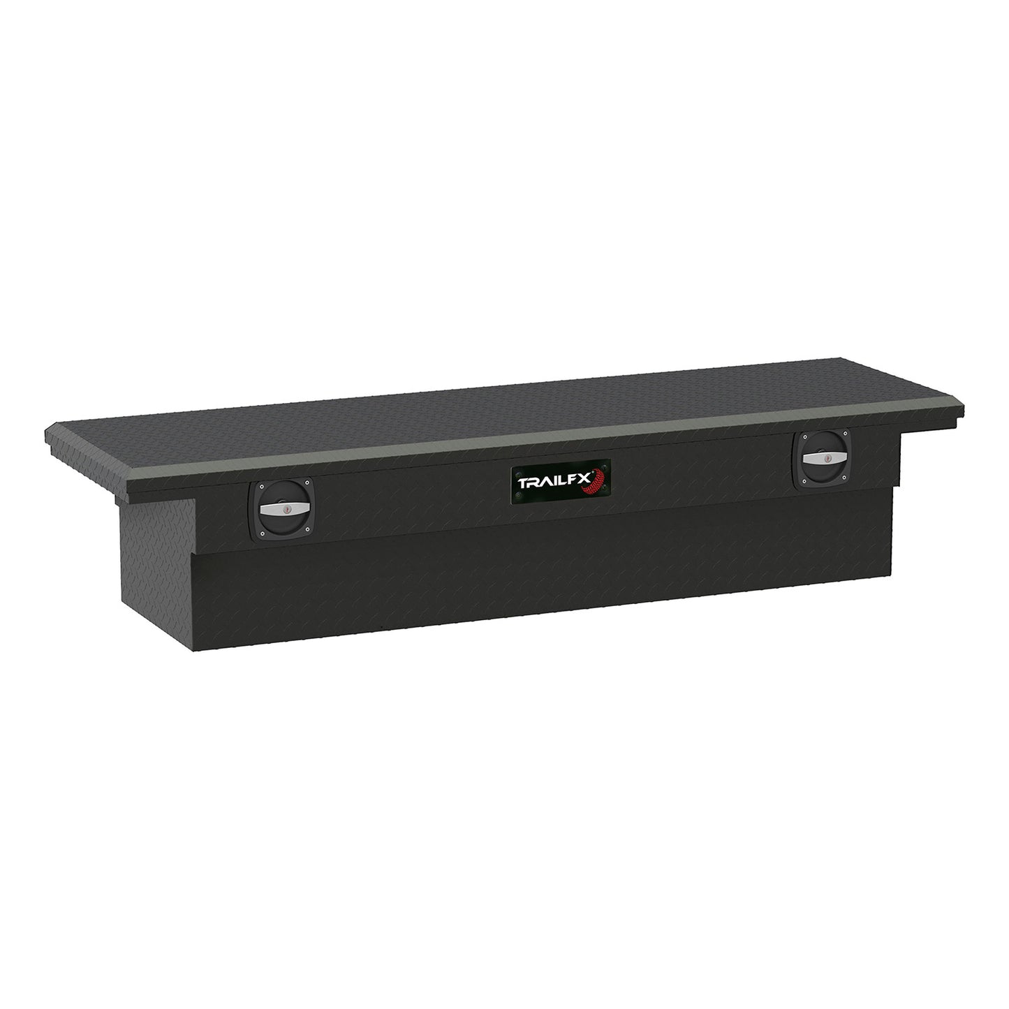 TrailFX 69-in Crossover Black Aluminum Tool Box - 120693C