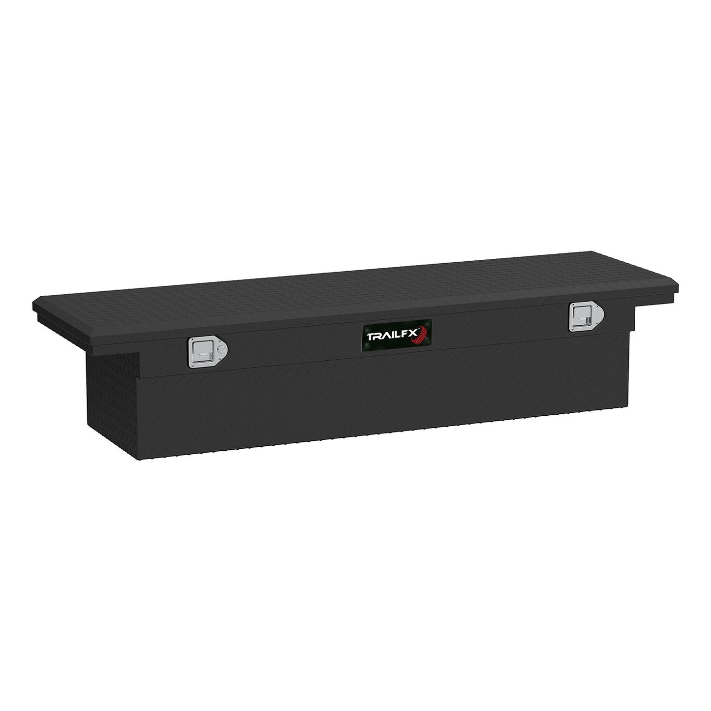 TrailFX 69-in Crossover Black Aluminum Tool Box - 120703
