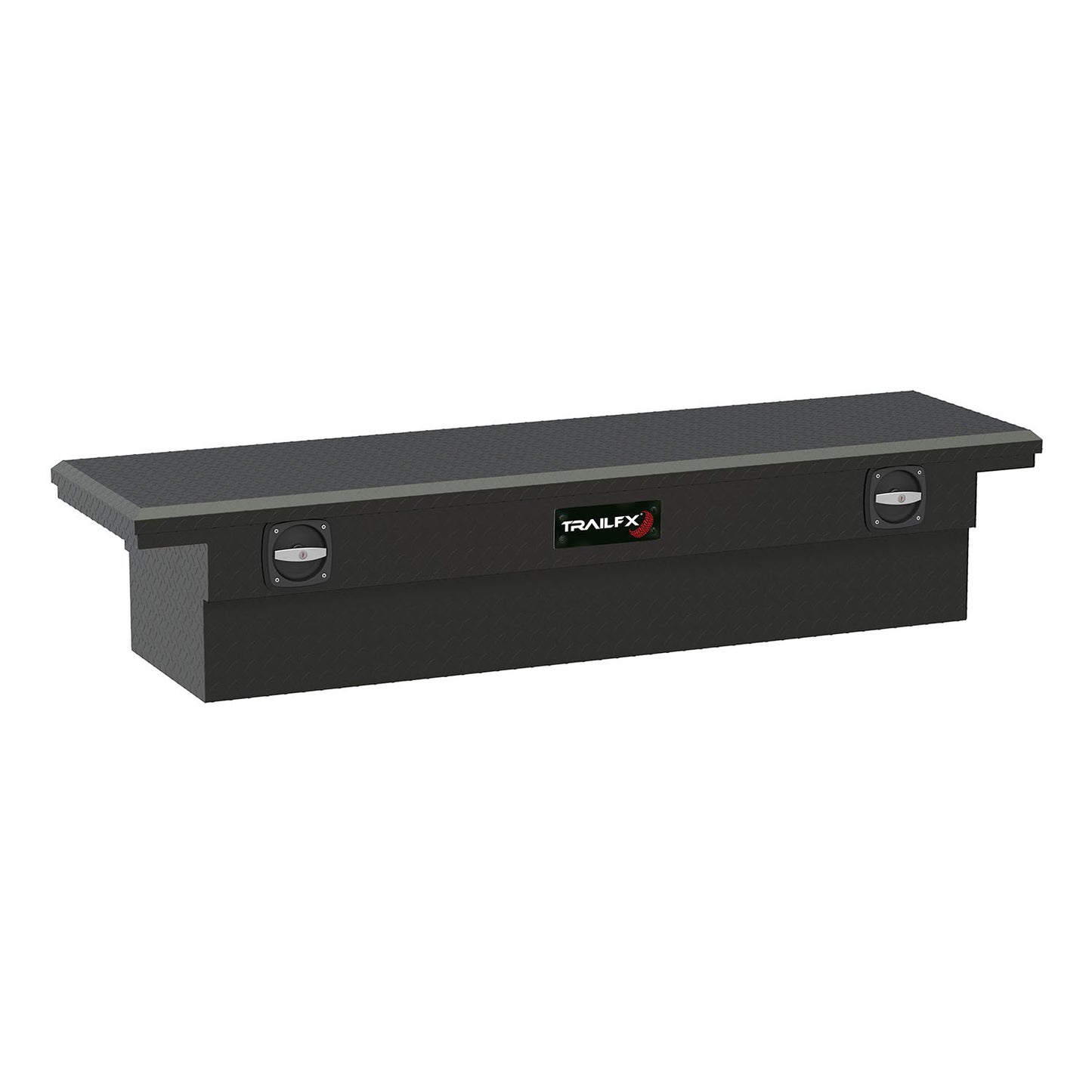 TrailFX 72-in Crossover Black Aluminum Tool Box - 120723C