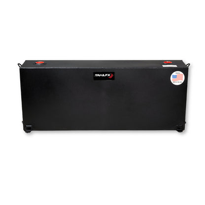 TrailFX 37 Gallon Black Steel Rectangle Transfer Tank - 21040SB