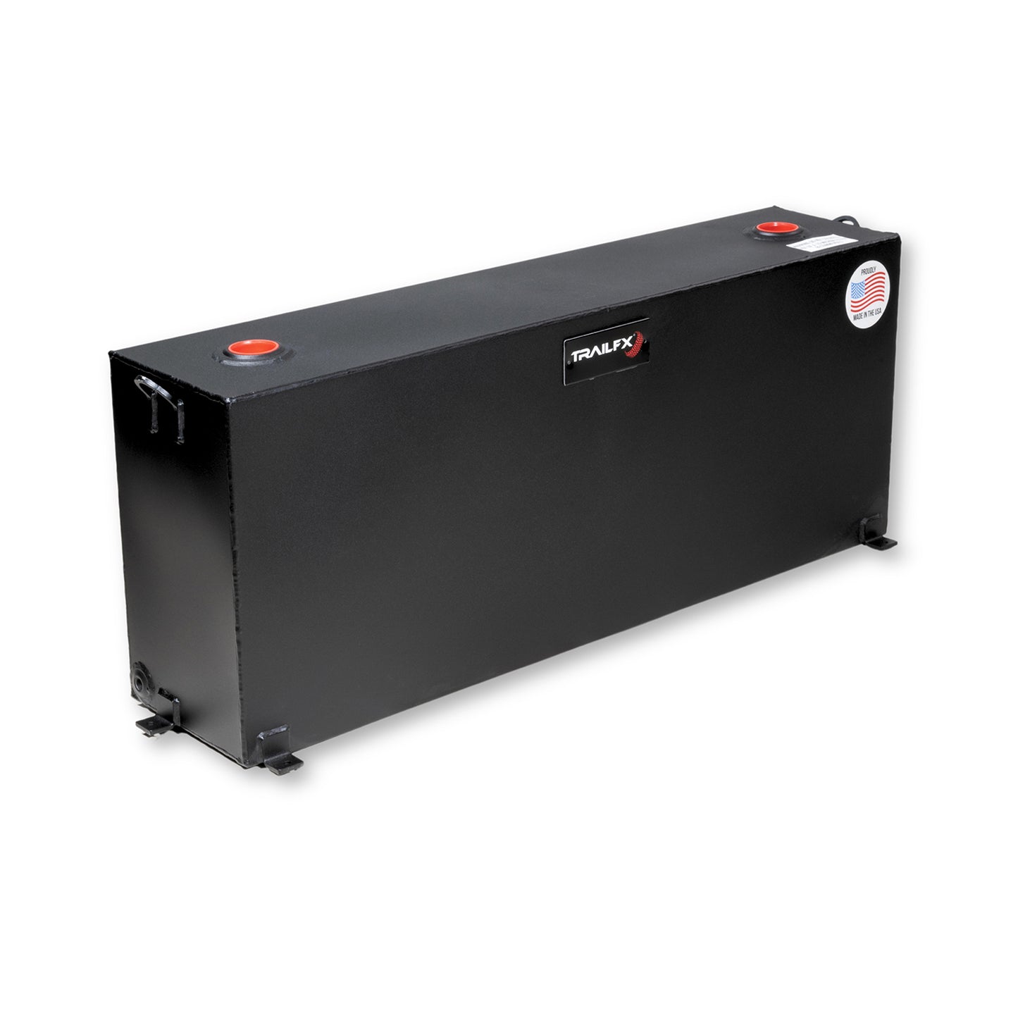 TrailFX 37 Gallon Black Steel Rectangle Transfer Tank - 21040SB