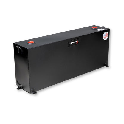 TrailFX 37 Gallon Black Steel Rectangle Transfer Tank - 21040SB