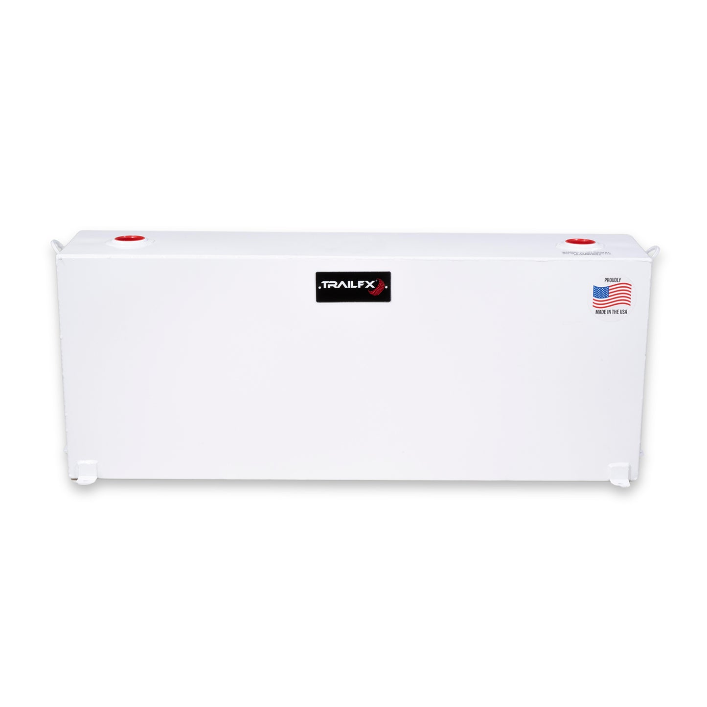 TrailFX 37 Gallon Steel Rectangle Transfer Tank - White - 21040SW