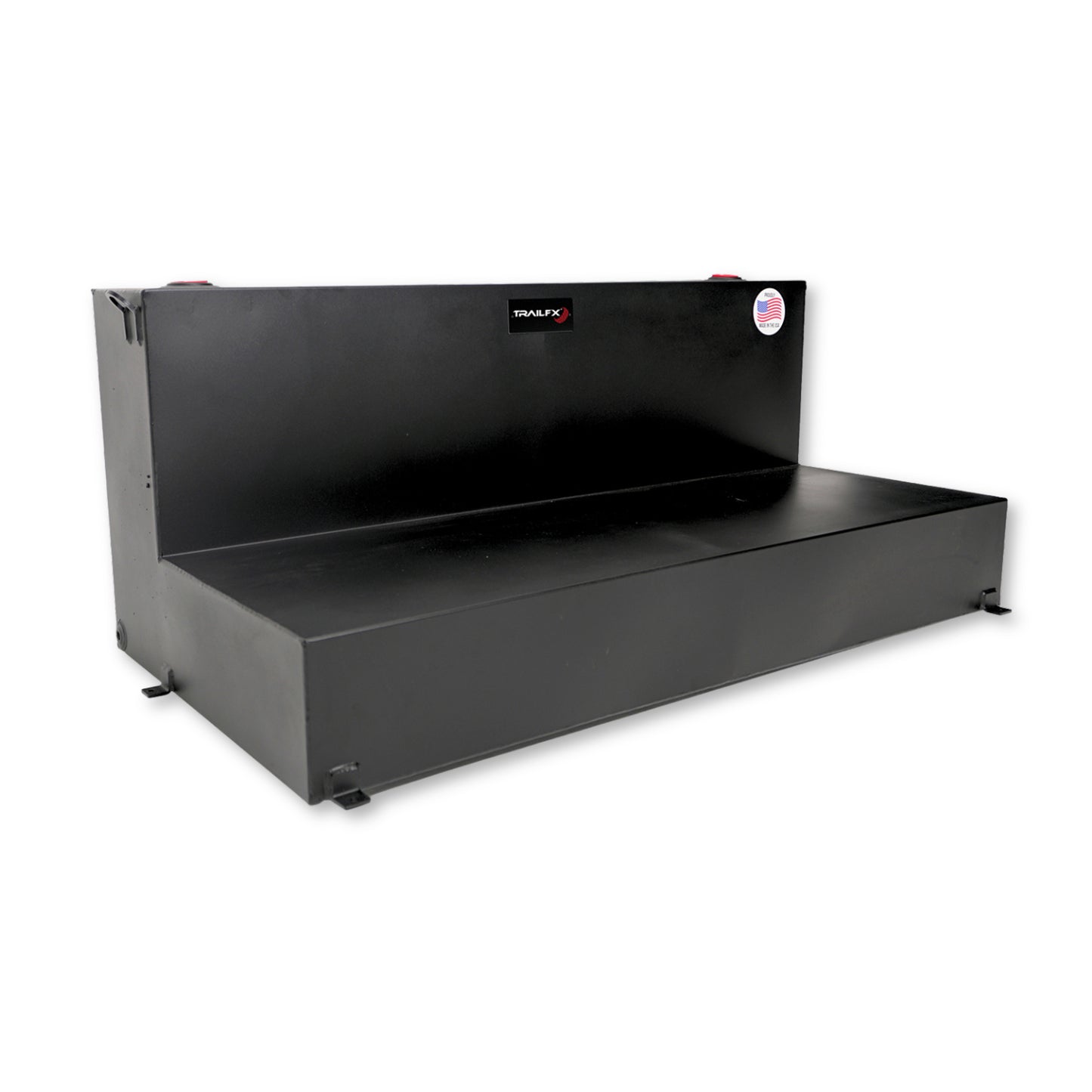 TrailFX 100 Gallon Black Steel L-Shape Transfer Tank - 21110SB