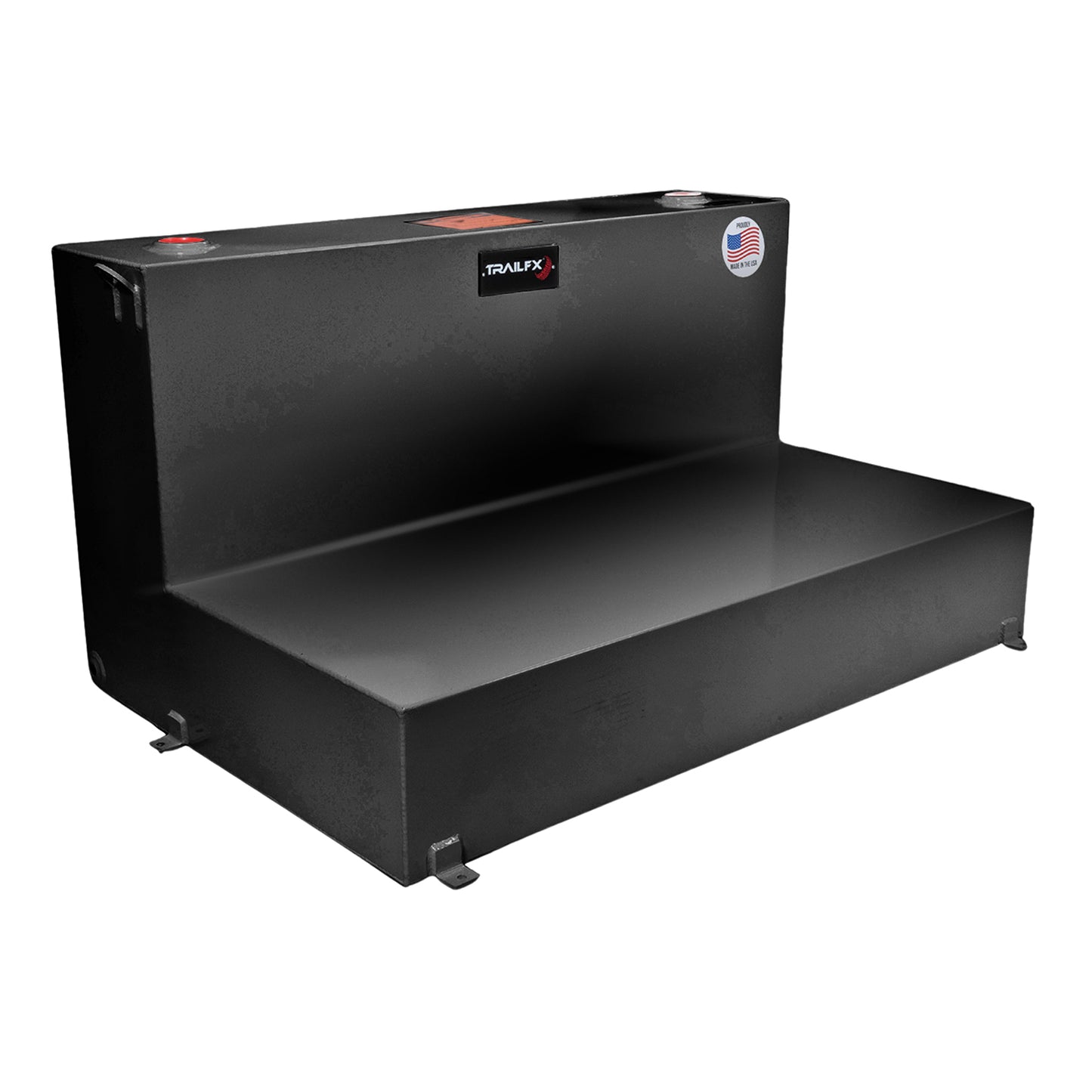 TrailFX 80 Gallon Black Steel L-Shape Transfer Tank - 21180SB