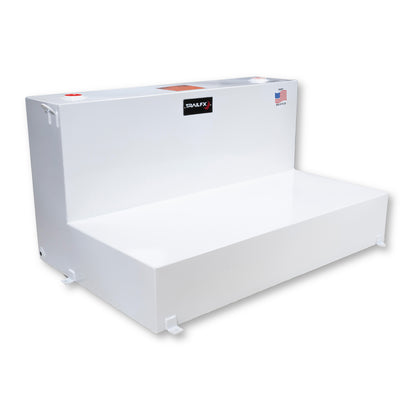 TrailFX 80 Gallon Steel L-Shape Transfer Tank - White - 21180SW