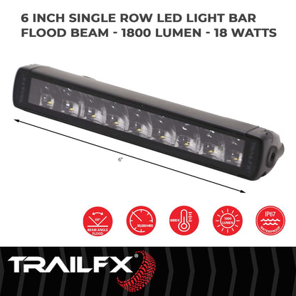 TrailFX SRS 9X5W 10" LED Light Bar Flood/Spot Combo - 10SRSCMB