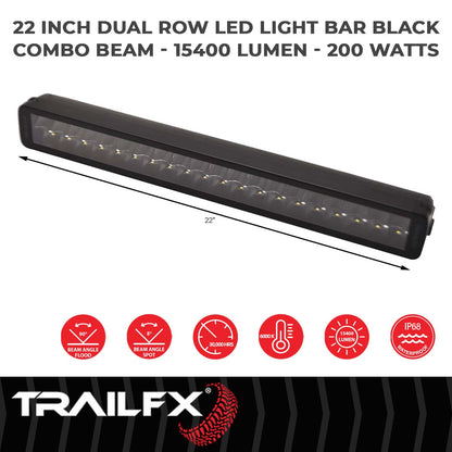 TrailFX DRS 40X5W 20" LED Light Bar Flood/Spot Combo - 20DRSCMB