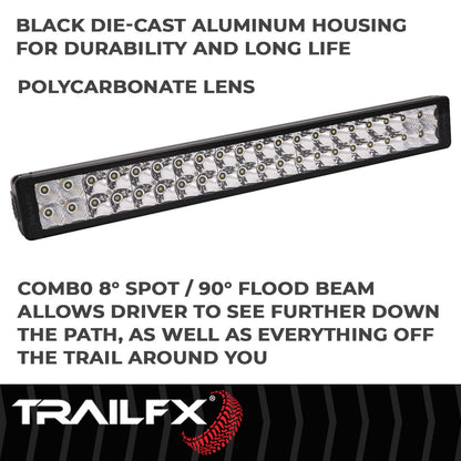 TrailFX DRS 40X3W 20" LED Light Bar Flood/Spot Combo - 20DRSCM