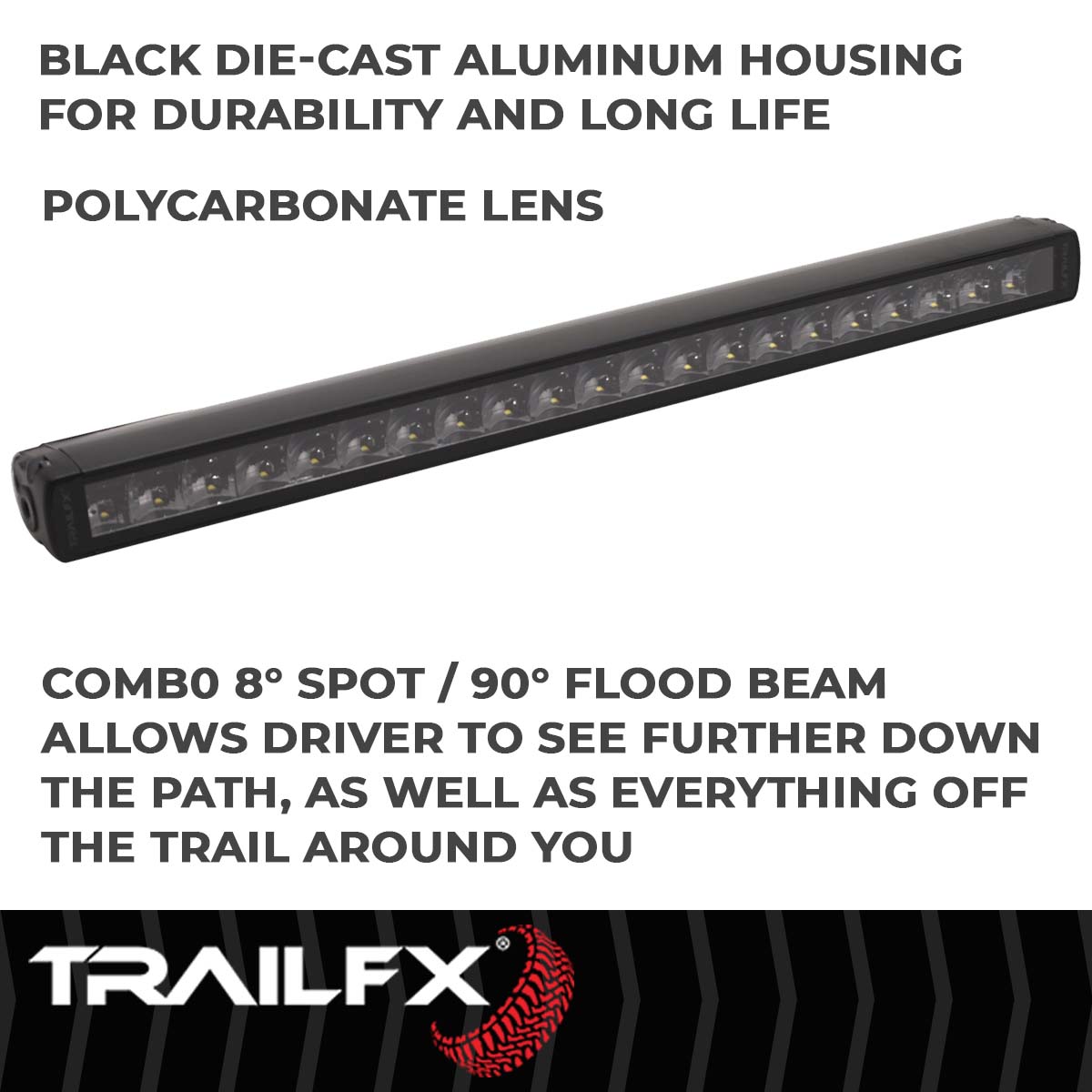 TrailFX SRS 30X5W 30" LED Light Bar Flood/Spot Combo - 30SRSCMB