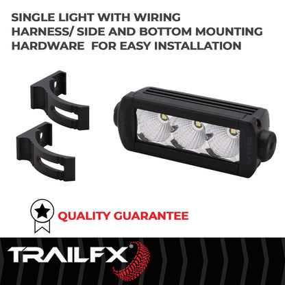 TrailFX SRS 3X5W 5" LED Light Bar Flood - 5SRSF