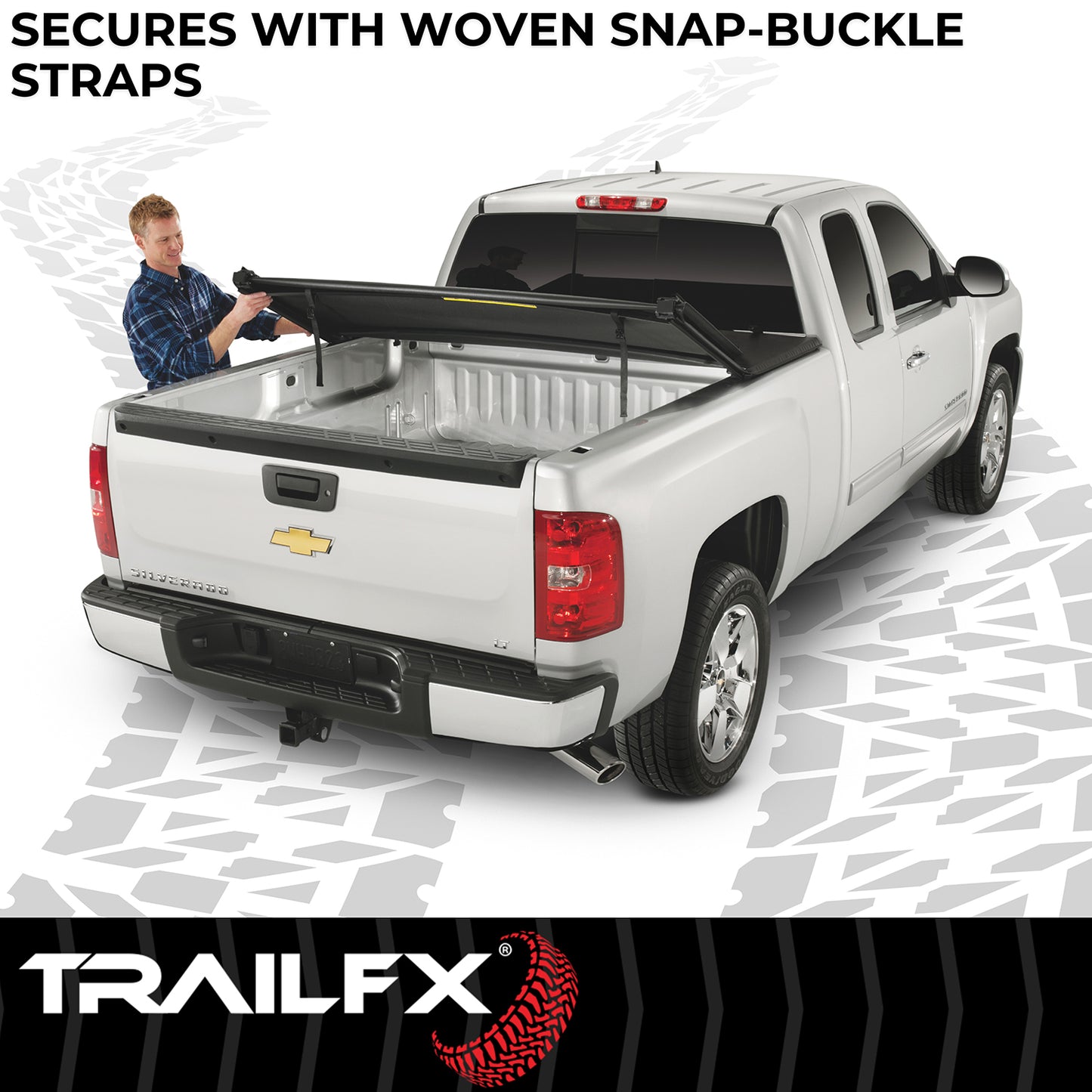 TrailFX Soft Folding Tonneau Cover For GM Colorado/Canyon 6' - TFX1002