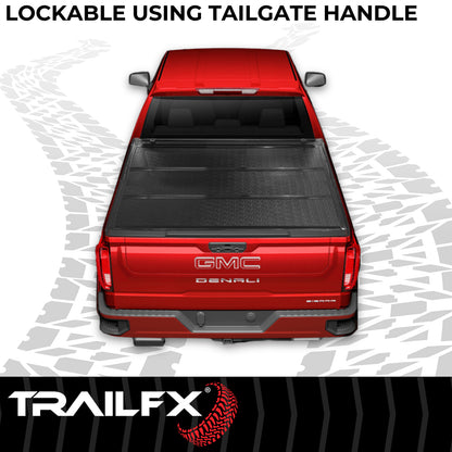 TrailFX Hard Folding Tonneau Cover For Chevrolet/GMC 6.5' - TFX1528