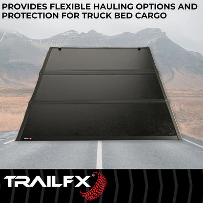 TrailFX Hard Folding Tonneau Cover For Chevrolet/GMC 5.7' - TFX1531
