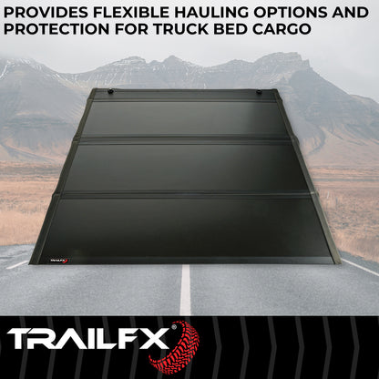 TrailFX Hard Folding Tonneau Cover For GM Colorado/Canyon 5' - TFX1701