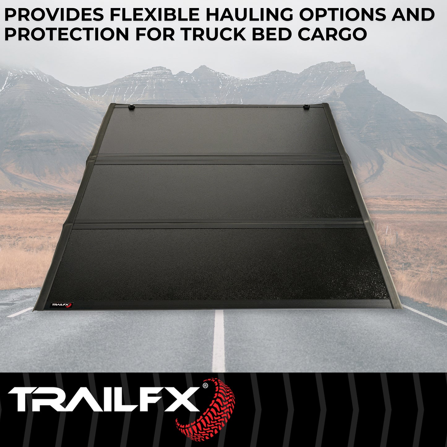 TrailFX Hard Folding Tonneau Cover For Ram 1500/1500 Classic 5.5' - TFX2522