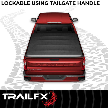 TrailFX Soft Folding Tonneau Cover For Toyota Tundra 6.5' - TFX5012