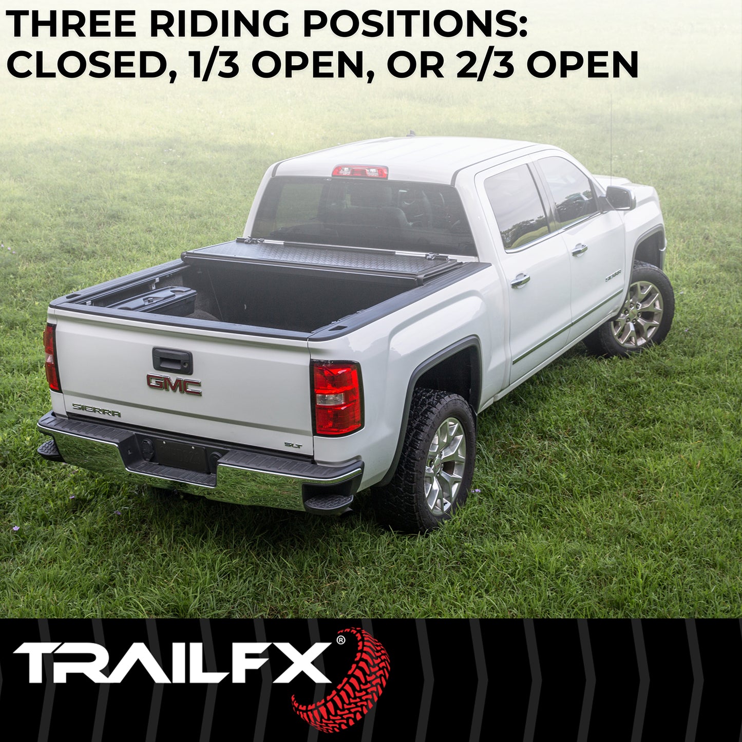 TrailFX Hard Folding Tonneau Cover For Toyota Tacoma 5' - TFX5530