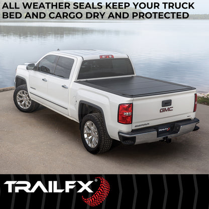 TrailFX Hard Folding Tonneau Cover For Toyota Tacoma 6' - TFX5711