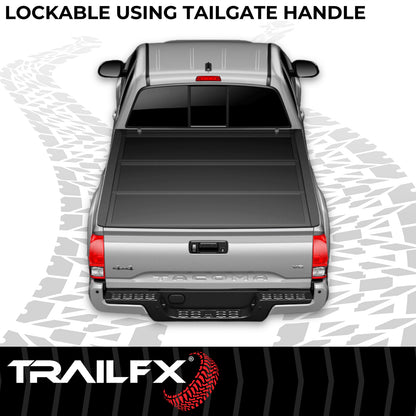 TrailFX Hard Folding Tonneau Cover For Toyota Tacoma 6' - TFX5711