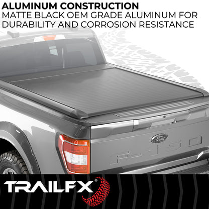 TrailFX RC1 Retractable Tonneau Cover For GM Silverado/Sierra 1500 6.5' - TFX6002