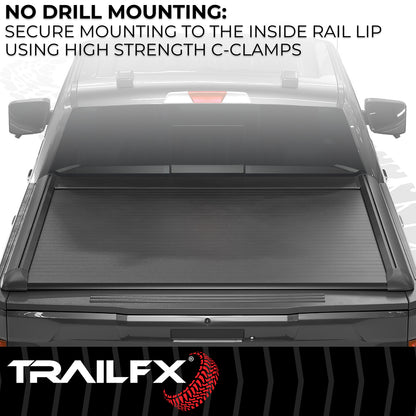 TrailFX RC1 Retractable Tonneau Cover For GM Silverado/Sierra 1500 6.5' - TFX6002