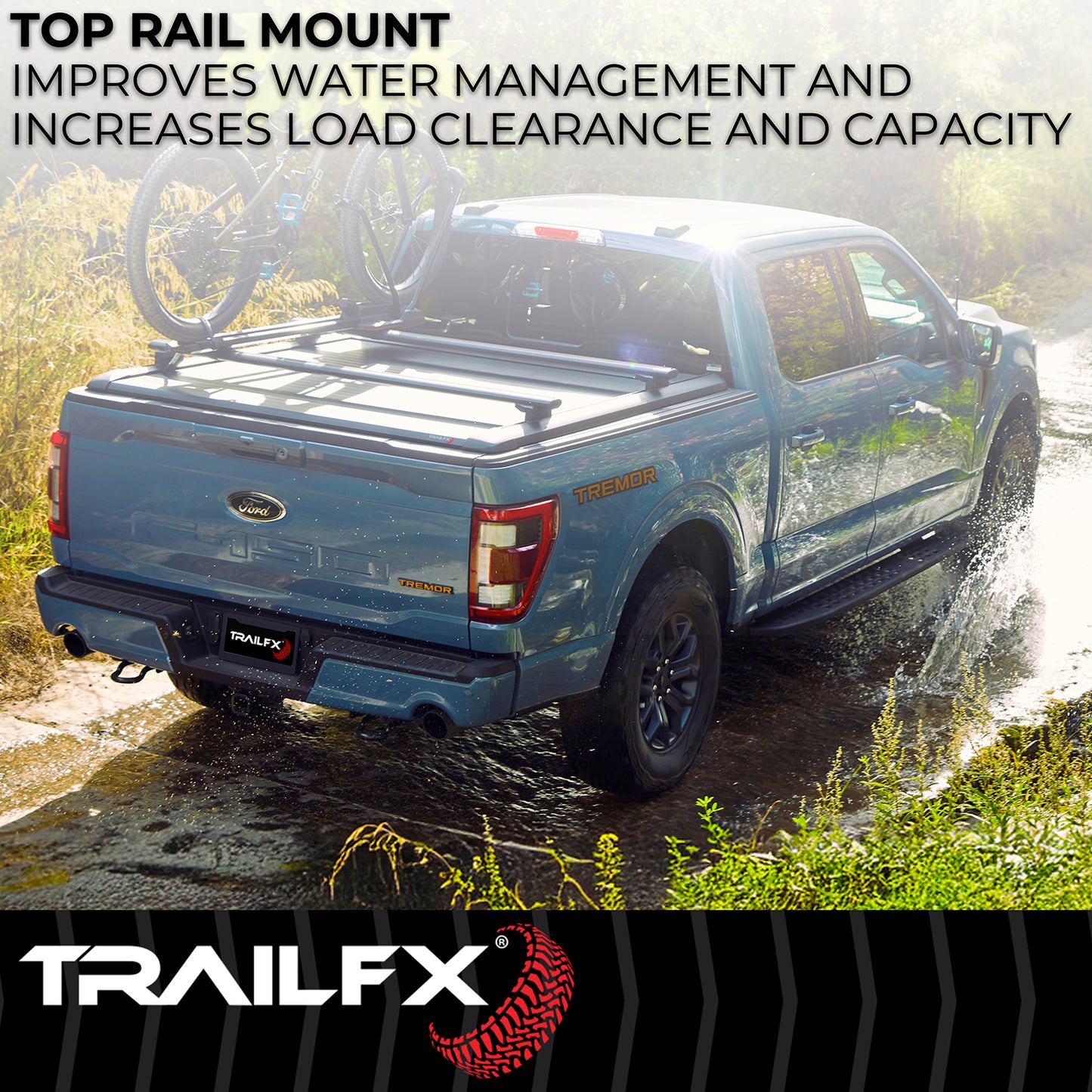 TrailFX RC1 Retractable Tonneau Cover For Ford F-150 5.5' - TFX6003