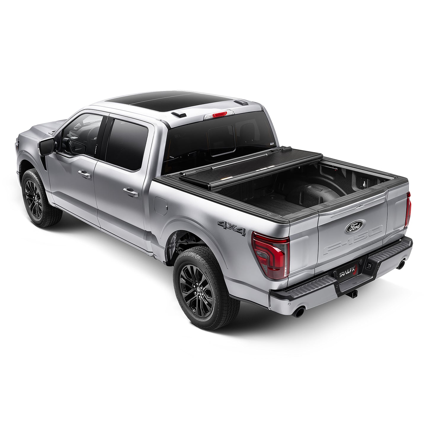 TrailFX Hard Folding Tonneau Cover For Ford F-150 5.5' - TFX8000