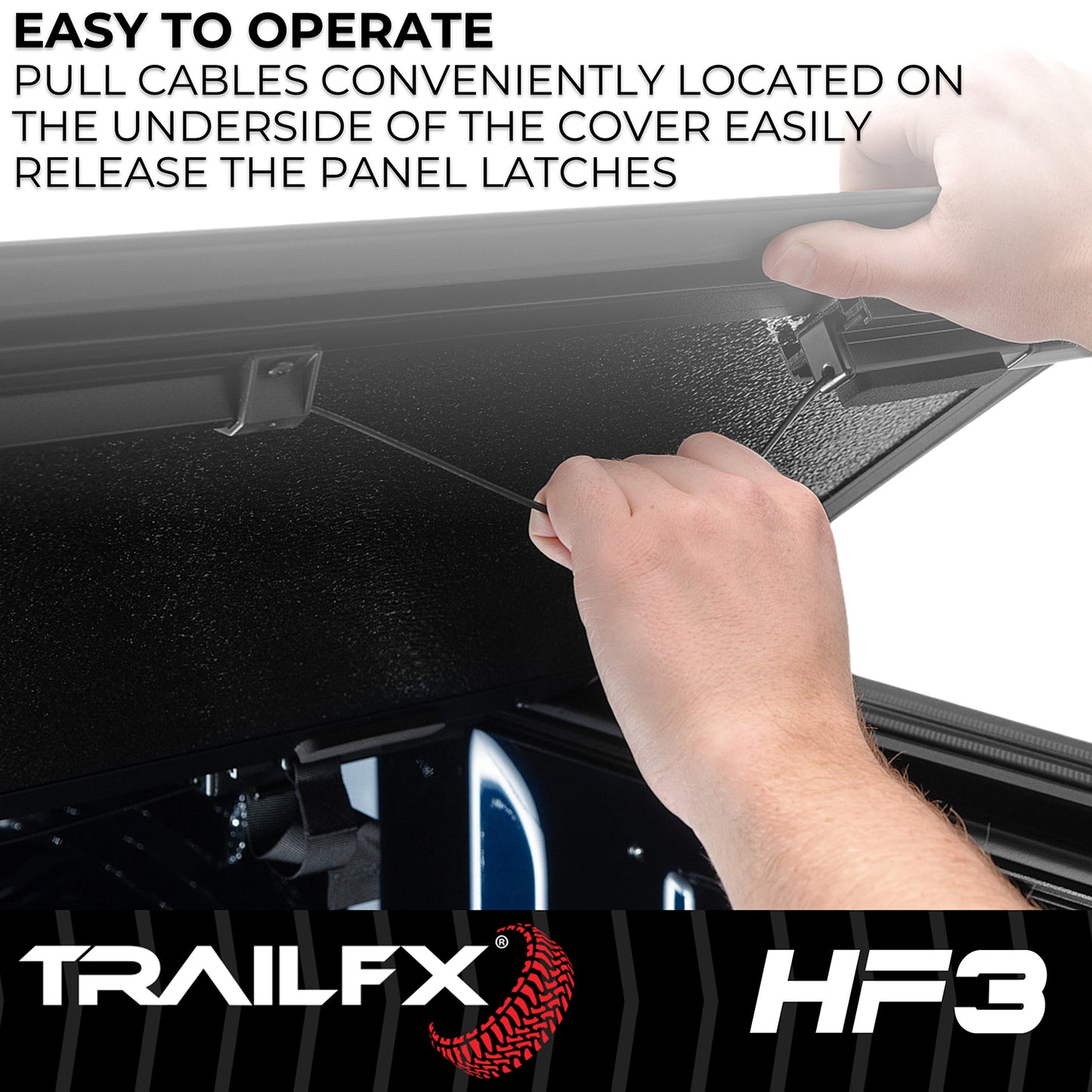 TrailFX Hard Folding Tonneau Cover For Ford Maverick 5' - TFX8002